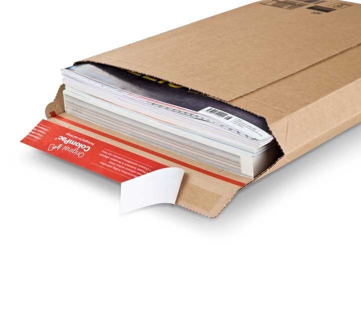 c.100 bolsas carton colompac 250x351mm marron