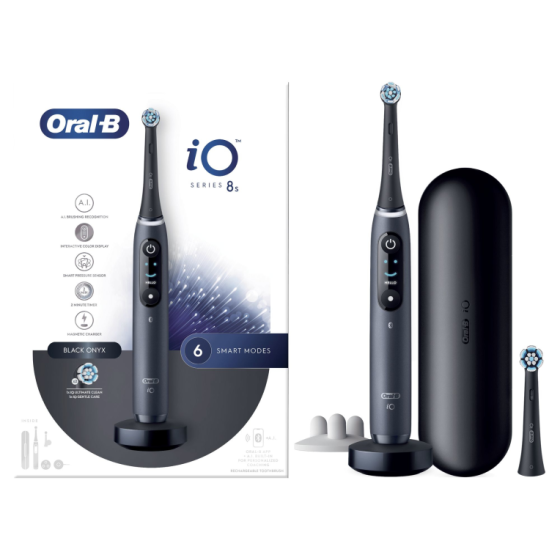 cepillo dental braun io 8s negro negro