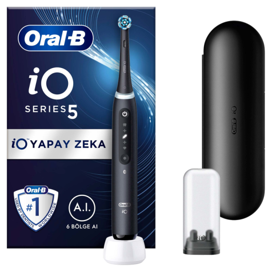cepillo dental braun oral b io 5 estuche negro