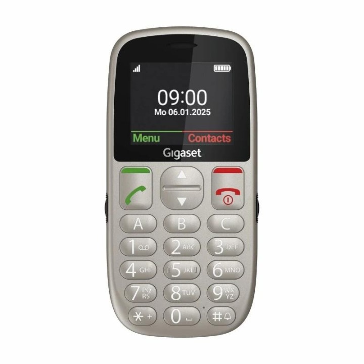 gigaset movil senior gl395 2.2 sim grey titanium