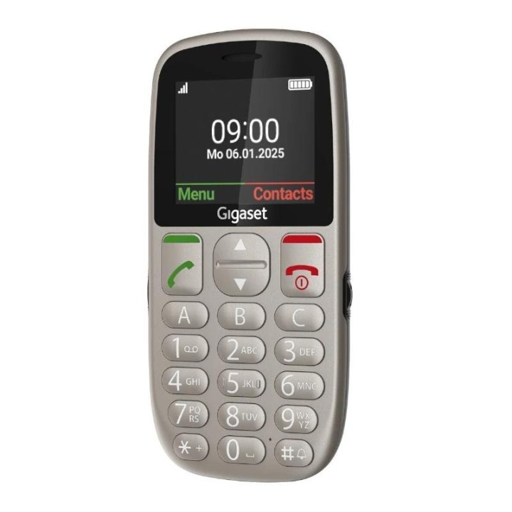gigaset movil senior gl395 2.2 sim grey titanium