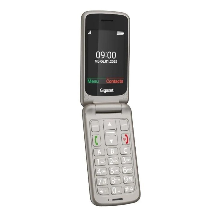 gigaset movil senior gl595 2.8 sim grey titanium