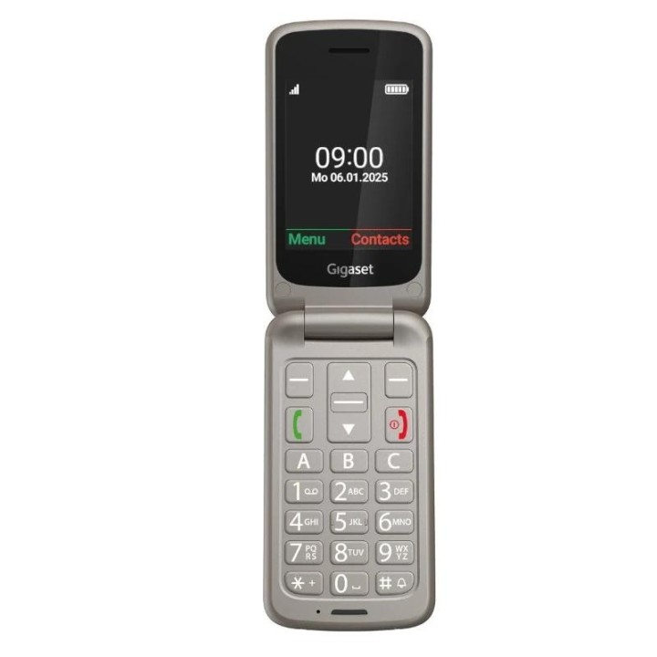 gigaset movil senior gl595 2.8 sim grey titanium