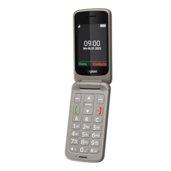 gigaset movil senior gl595 2.8 sim grey titanium