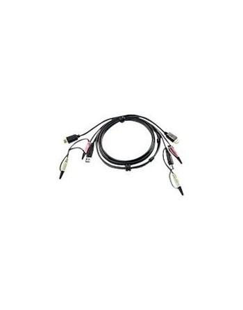 aten aten 2l 7d02uh cable para video, teclado y raton  kvm  1,8 m negro