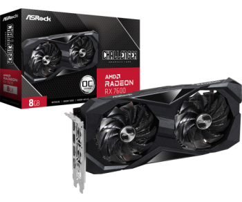asrock asrock challenger 90 ga41zz 00uanf tarjeta grafica amd radeon rx 7600 8 gb gddr6