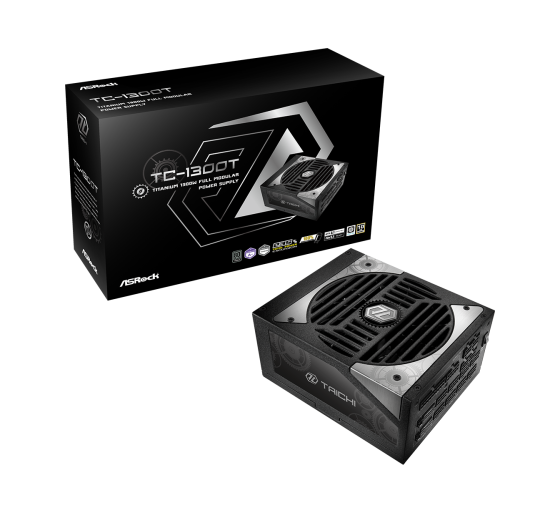 asrock asrock taichi tc 1300t unidad de fuente de alimentacion 1300 w 20+4 pin atx atx negro
