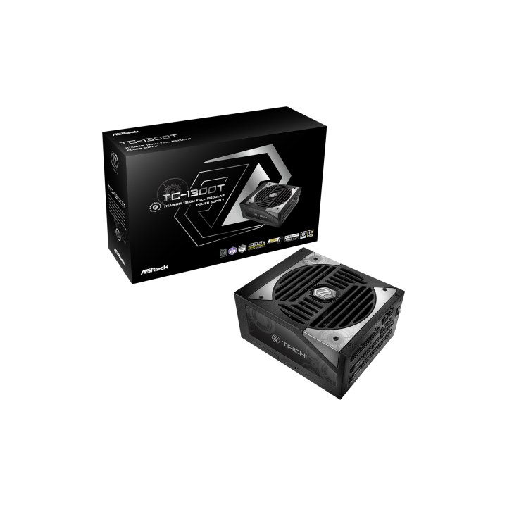 asrock asrock taichi tc 1300t unidad de fuente de alimentacion 1300 w 20+4 pin atx atx negro