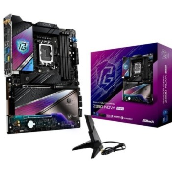 asrock placa asrock z890 nova wifi,intel,1851,z890,4ddr5,256gb,1hdmi+2thunderbolt,4sata3+4m.2,1x5 +1
