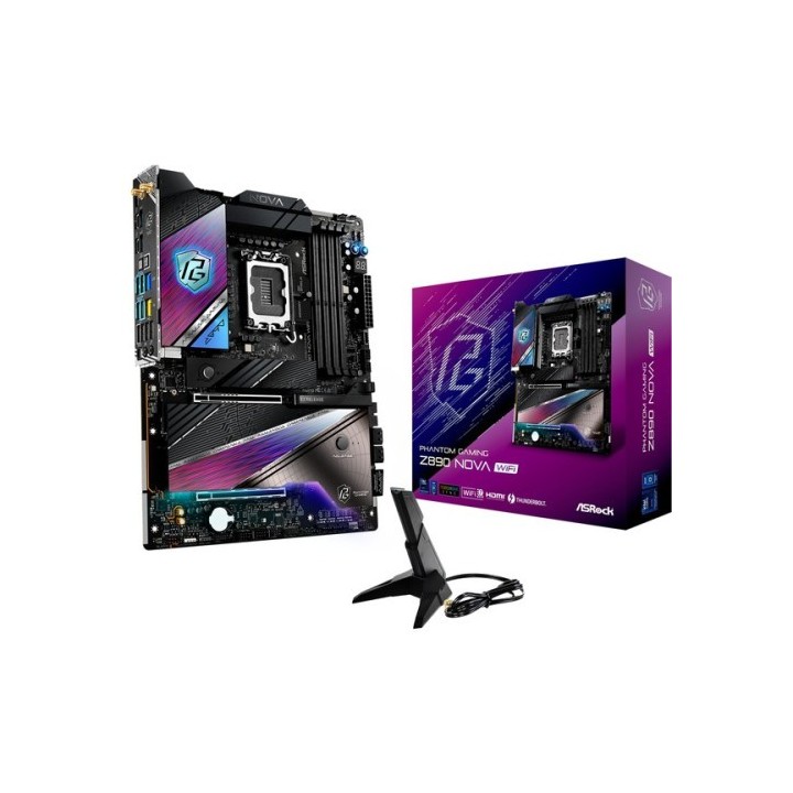 asrock placa asrock z890 nova wifi,intel,1851,z890,4ddr5,256gb,1hdmi+2thunderbolt,4sata3+4m.2,1x5 +1