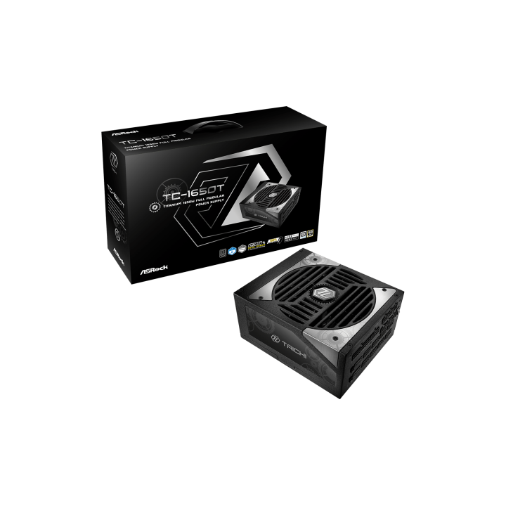 asrock asrock taichi tc 1650t unidad de fuente de alimentacion 1650 w 20+4 pin atx atx negro