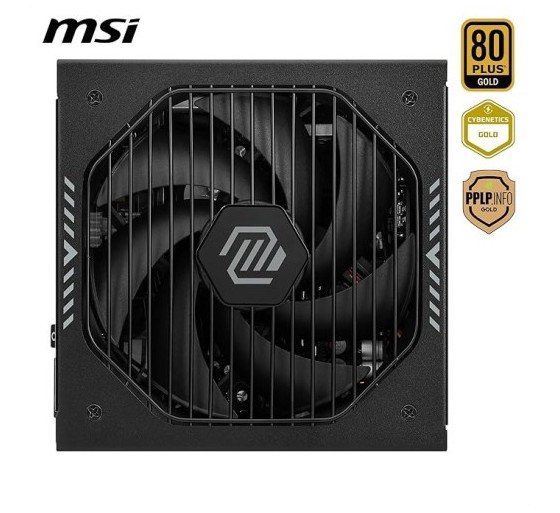 msi fuente alimentacion msi mag a1000gls pcie5,psu,1000w,80 plus gold,modular,135mm,active pfc,pci e