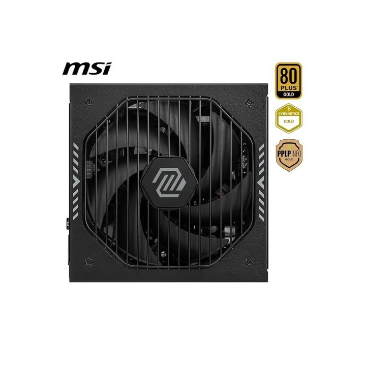 msi fuente alimentacion msi mag a1000gls pcie5,psu,1000w,80 plus gold,modular,135mm,active pfc,pci e