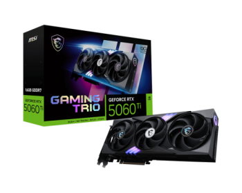 msi msi gaming geforce rtx 5060 ti 16g trio oc nvidia 16 gb gddr7