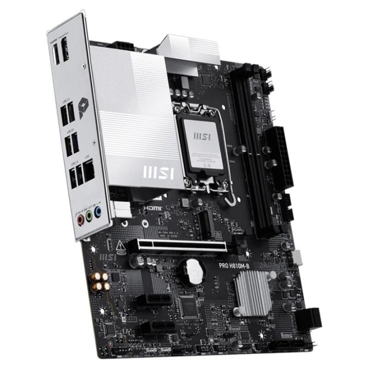 msi placa base pro h810m b ddr5 matx lga1851