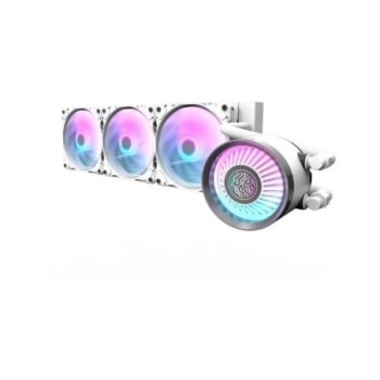 disipador ref liquida darkflash dn360 blanca 3x120mm fans argb pwm