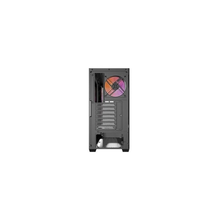 torre darkflash ds900 negra atx 2 paneles de cristal   4 fans argb