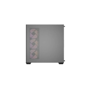 torre darkflash ds900w negra atx 2 paneles de cristal   4 fans argb   wood