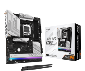 asrock asrock b850 pro rs wifi amd b850 zocalo am5 atx