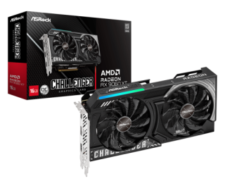 asrock asrock amd radeon rx 9060 xt challenger 16gb oc gddr6