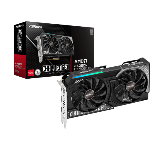 asrock asrock amd radeon rx 9060 xt challenger 16gb oc gddr6