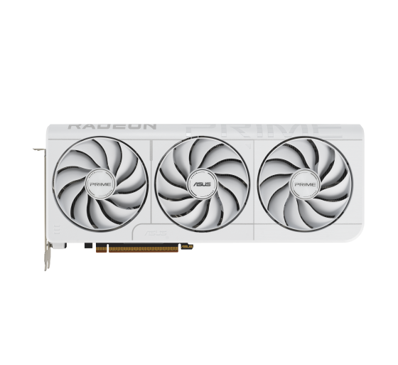 asus asus prime  rx9070xt o16g white amd radeon rx 9070 xt 16 gb gddr6