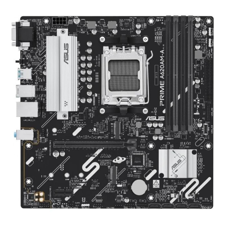 asus placa base prime a620am a csm matx am5