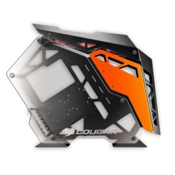 cougar caja miditorre conquer cristal templado