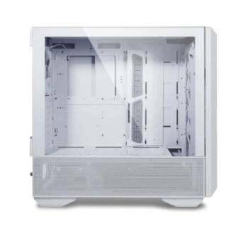 torre e atx lian li lancool iii rgb white 2xcristal templado 3xven 140mm front 1x140mm trasero