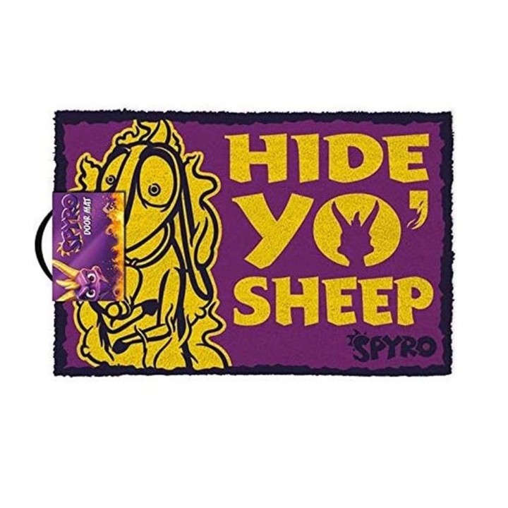 pyramid felpudo spyro el dragon doormat hide yo sheep 40 x 60 cm