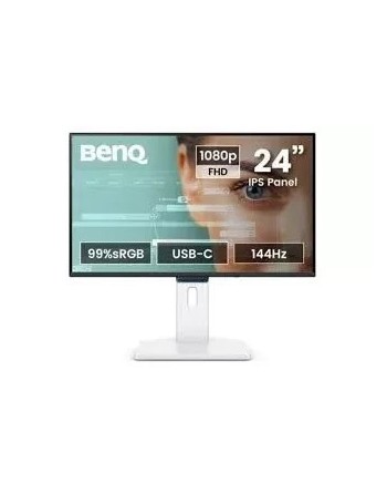 benq monitor benq gw2490tc  9h.lnmla.tbe  23.8” 1080p fhd 144hz ips eye care, usb c, altura regula
