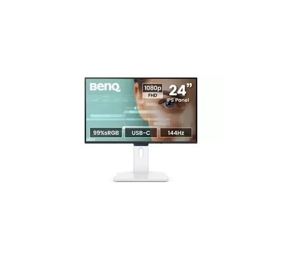benq monitor benq gw2490tc  9h.lnmla.tbe  23.8” 1080p fhd 144hz ips eye care, usb c, altura regula