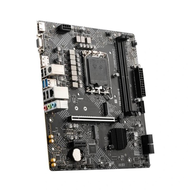 msi placa base pro h610m g ddr5 matx 1700