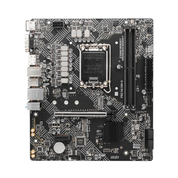 msi placa base pro h610m g ddr5 matx 1700