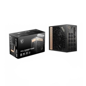 fuente de alimentacion atx 1300w msi meg ai1300p pcie5 80+ platinum full modular vent 120mm