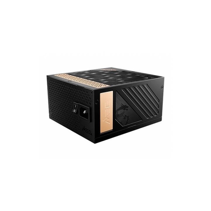 fuente de alimentacion atx 1300w msi meg ai1300p pcie5 80+ platinum full modular vent 120mm
