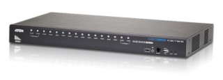 aten aten cs17916 interruptor kvm montaje en rack negro