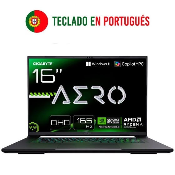 portatil gigabyte aero x16 2wha3ptc64ah ryzen ai9 16gb 1tb rtx5070 16 w11h