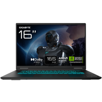 gigabyte gigabyte gaming a16 portatil – 16, 165hz wuxga, ryzen 7 260, rtx 5060, 32gb ddr5 5200mhz,