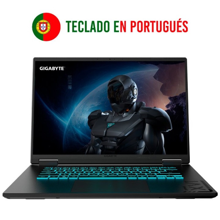 portatil gigabyte a16 3vhk3pt864sd r7 260 32gb 1tb rtx5060 16wuxga freedos