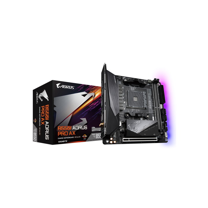 gigabyte gigabyte b550i aorus pro ax zocalo am4 mini itx amd b550