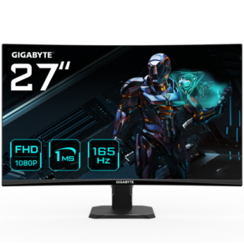 gigabyte gigabyte monitor de juego gs27f 27 fhd   1920 x 1080  fhd , 165hz, 1ms, 300 cd/m2, freesync