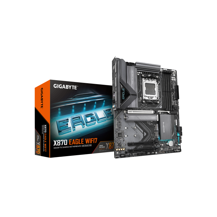 gigabyte gigabyte placa base x870 eagle wifi7   compatible con cpus amd ryzen 9000, vrm de 14+2+2 fa
