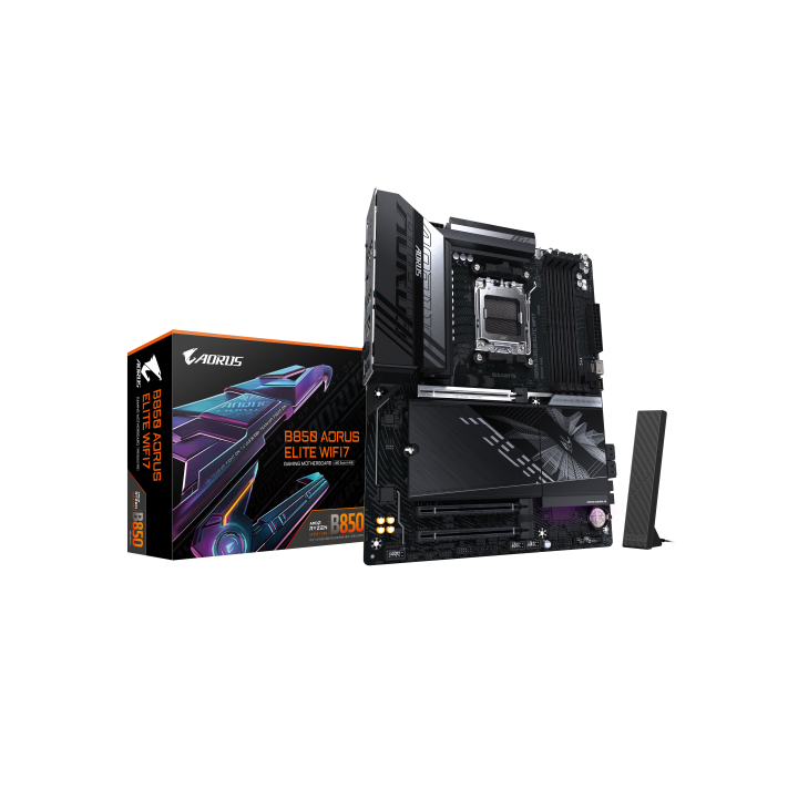 gigabyte gigabyte b850 aorus elite wifi7 placa base   procesadores amd ryzen serie 9000, vrm digital