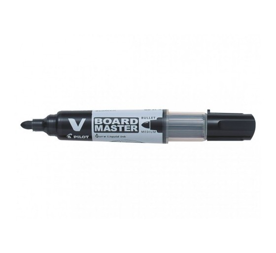 pilot rotulador pizarra vboard 1.8 punta fibra negro pilot wbma vbm m b bg  pack  10 unidades
