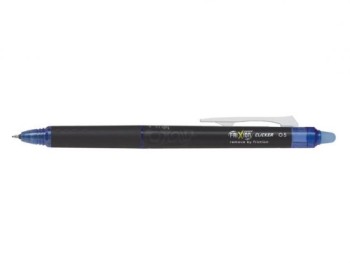 pilot pilot frixion point clicker boligrafo de gel de punta retractil fino azul 1 pieza s   pack  12