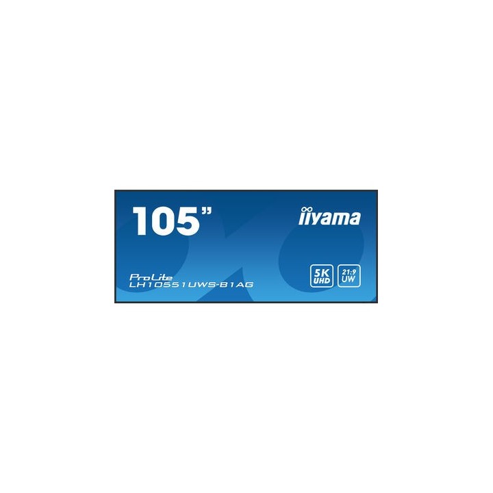 iiyama monitor profesional iiyama 105  lh10551uws b1ag  / tiempo operacion 24/7 / uso horizontal y v