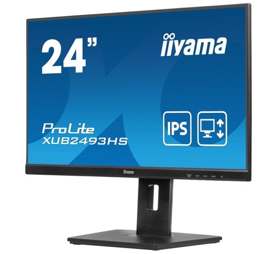 iiyama monitor iiyama 24 , ips, fhd, 75hz, 4ms, hdmi, displayport, altavoces, reg alt/incl, 100hz