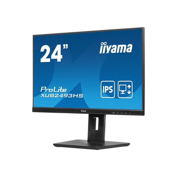 iiyama monitor iiyama 24 , ips, fhd, 75hz, 4ms, hdmi, displayport, altavoces, reg alt/incl, 100hz