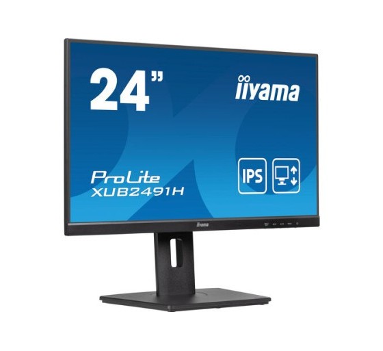 iiyama monitor iiyama 24, panel ips, 100hz, hdmi, display ports.  no altavoces . regulable.